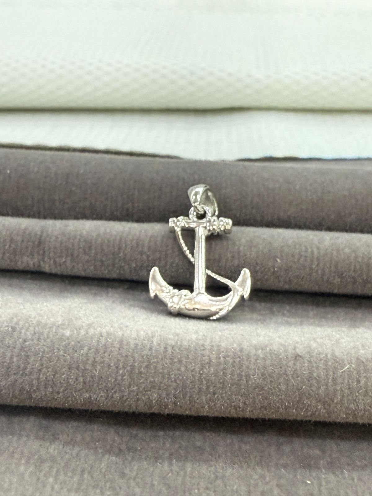 92.5 Silver Anchor Fancy pendant